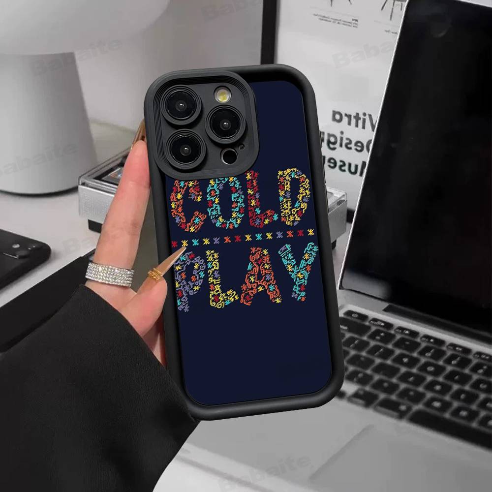 Музыка Луны Группа Coldplay Для IPhone 17 15 13 12 11 14 Pro Max X XR XS 16 Plus Ударопрочный Конфетный Задний Чехол