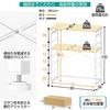 YDH Over-the-Trash Can Rack, 80cm Wide x 40cm Deep x 100cm High, 5-Tier Adjustable Shelf, Kitchen Shelf, Microwave Rack, Rice Cooker Storage, Over-the