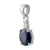 Серебряная подвеска с сапфиром 3.005ct (2059226)