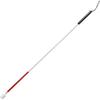 Blind Cane, Folding Reflective Red Cane 43.3in, Non-Slip Aluminum Walking Stick For Blind People, Visually Impaired and Disabled