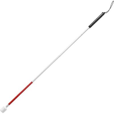 Слепая трость, Складная светоотражающая красная трость 43,3 дюйма, Нескользящая алюминиевая трость для ходьбы для слепых, слабовидящих и инвалидов