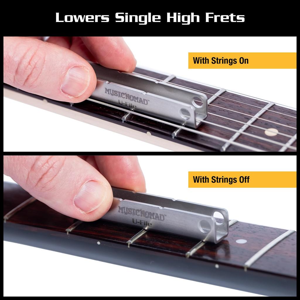 MusicNomad SET MN813 Targets and Levels Only High Frets U-File -