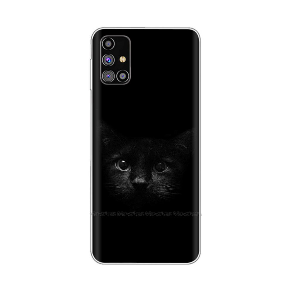 Для Samsung Galaxy M31S Чехол SM-M317F M 31s Прозрачный Ударопрочный Мягкий Силикон Защитный Чехол для Телефона Для Samsung M31s M317 Бампер Funda