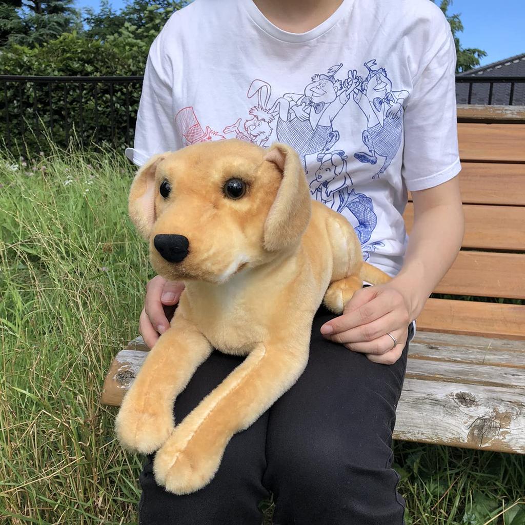 TigerTaleToys Лабрадор ретривер Собака Большая мягкая игрушка Реалистичная 46 см Домашняя большая собака Японский [Подлинный продукт]