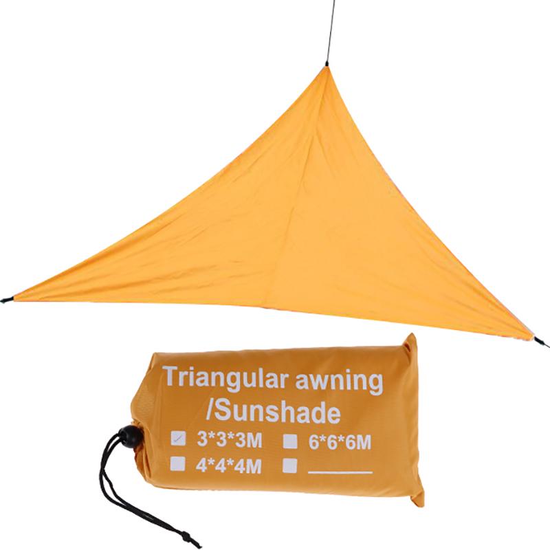 Waterproof Triangular Uv Sun Shade Sail Combination Net Triangle Sun Sail Tent