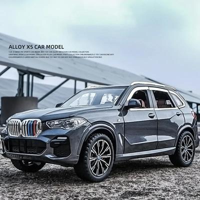1:24 X5 внедорожник литой автомобиль игрушечные машинки и транспортные средства модель автомобиля звук и свет инерционные машинки игрушки для детей подарки