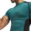 Under Armour HeatGear® Elite Тренировочная Фитнес Бег Легкая Дышащая Универсальная Футболка с Коротким Рукавом Мужские топы Ретро-Зеленый 6015382-338