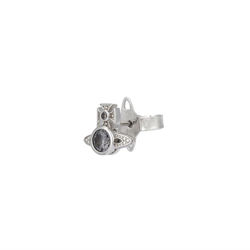 VIVIENNE WESTWOOD Маленькие Изящные Серьги-Шар Мужские Серьги Серебристо-Серые 62010239-02P297