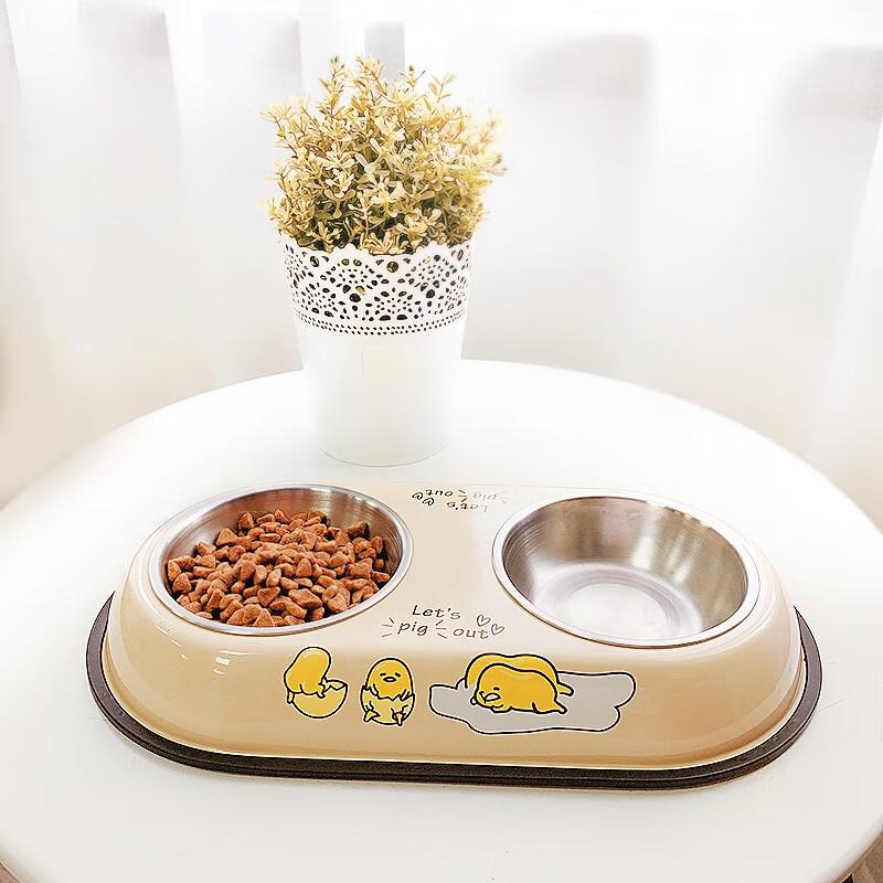 HELLOJOY Двойная миска из нержавеющей стали для еды и воды для домашних животных