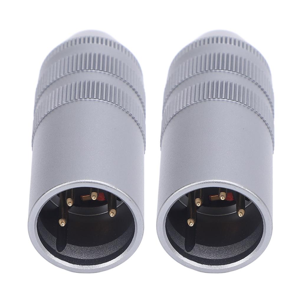 2 шт. 4-контактный XLR-папа на 4,4 мм балансный разъем-мама Адаптер XLR-папа на 4,4 мм разъем-мама для микрофонов микшеров активных