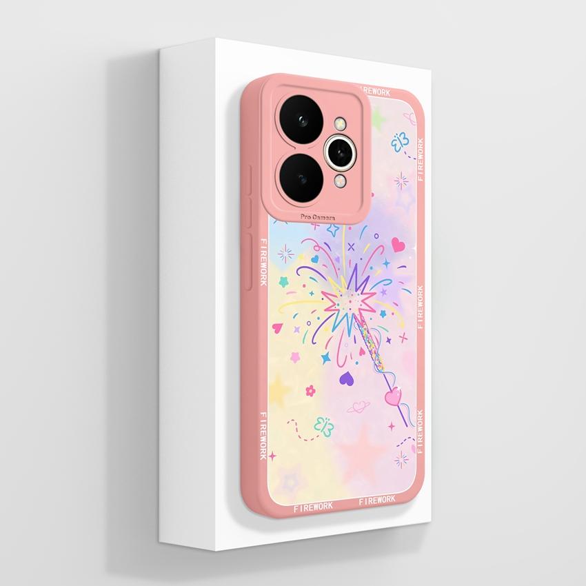 Для Oppo Realme 15 16 11 10 Pro 15T 15X 11X Чехол для телефона Красивые узоры с кристаллами-бабочками Модный корпус Гладкий жидкий силикон Премиальная защитная крышка