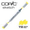 Copic Sketch Alcohol Marker Y18 Lightning Yellow