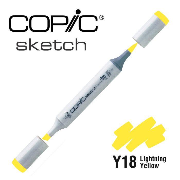 Copic Sketch Alcohol Marker Y18 Lightning Yellow