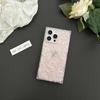 Stylish Illusory Color Shell Pattern Rectangle Cover Case for iPhone 17 16 15 14 13 Pro Max Shockproof Protective Phone Case