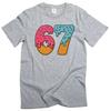 Men's Funny Six Seven 67 Internet Meme T-shirt School College Gen Alpha Funny T