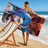 Enigmatic Glow: Mystical Eyes Tendrils beach towel Beach towel for vacation photos soft quick-drying swim towel seaside swim beach printing