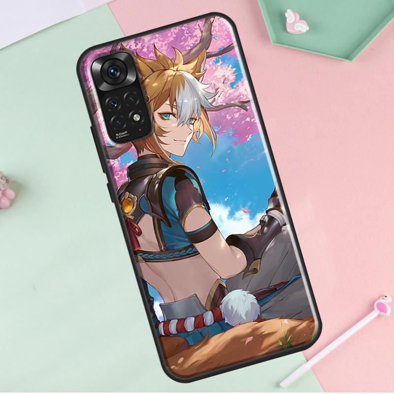 Genshin Impact Gorou для Redmi Note 12 Pro Plus чехол для Redmi Note 10 8 9 11 Pro 12S 11S 10S 9S 9C 10C 12C чехол