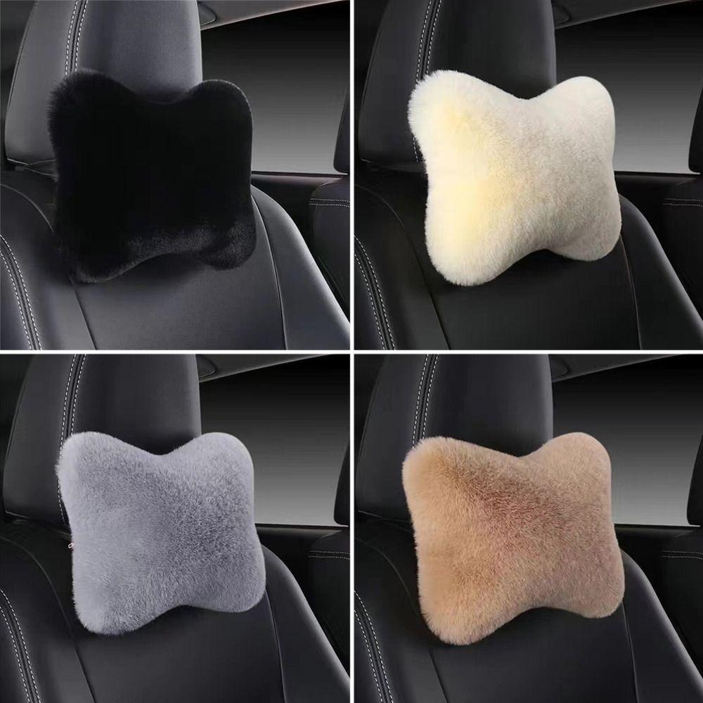 Universal Neck Rest Pillow Plush Plush Cushion Durable Lumbar Pillow for Winter