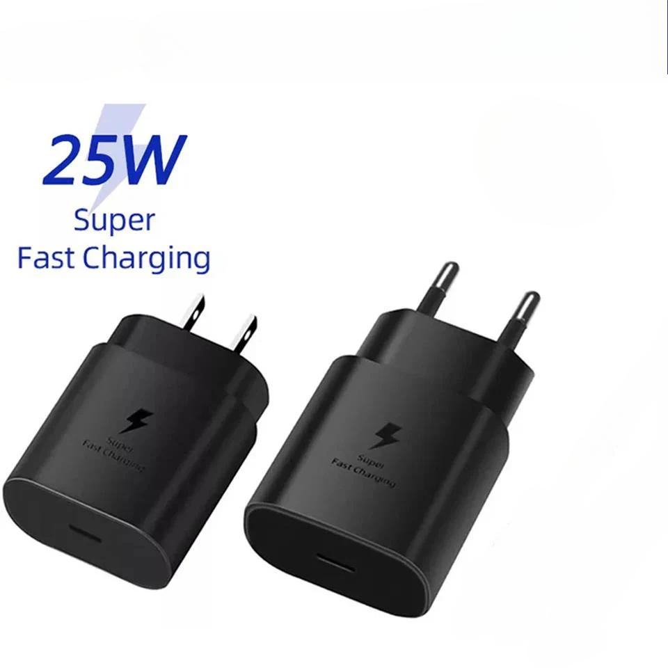 25 Вт зарядное устройство супербыстрый зарядный адаптер Usb Type C PD PPS для Samsung Galaxy S22 S21 A55 A54 A35 A06 A16 A26 A36 A56 Note 20 Z Flip 6 Fold6