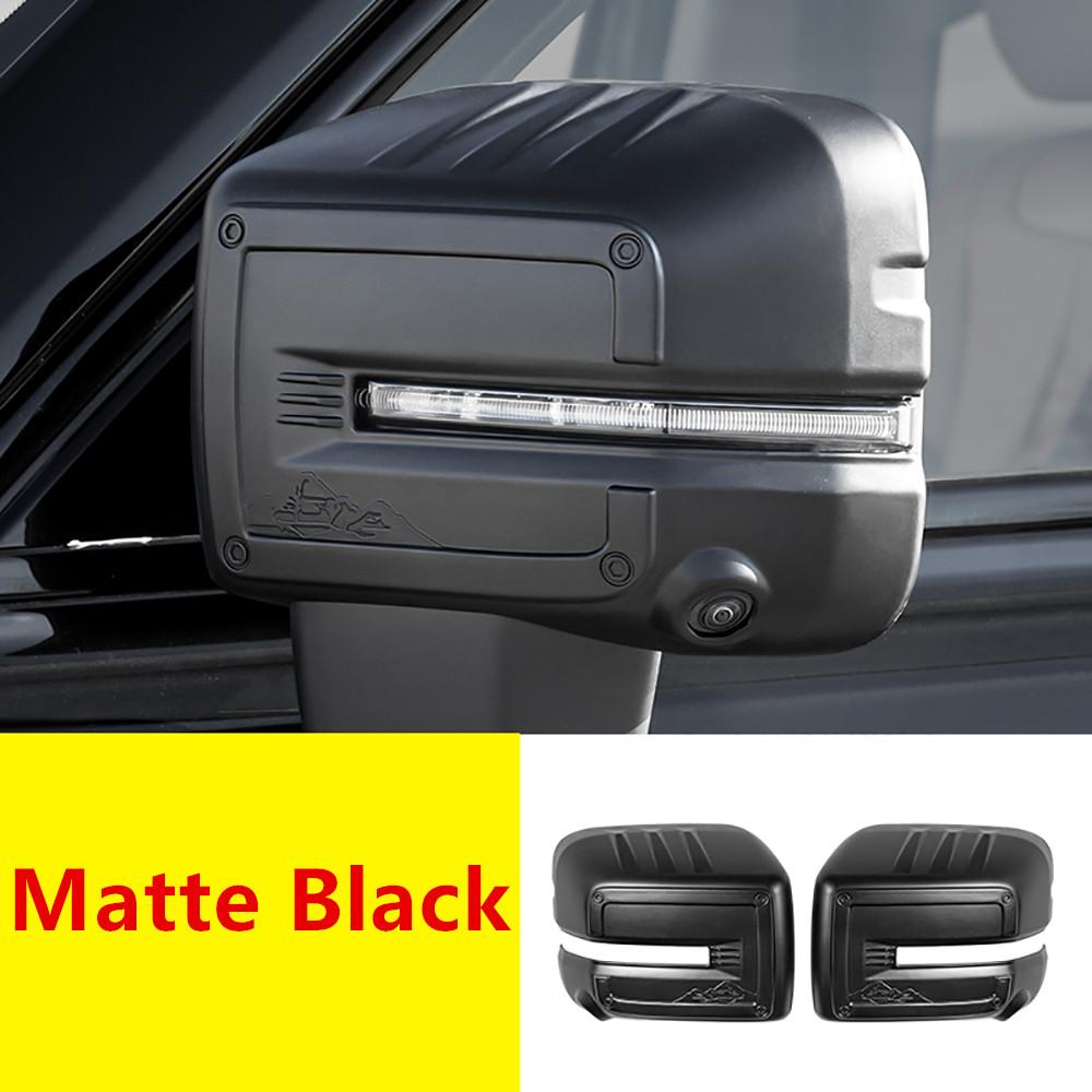Car Decoration Door Mirror Cover For Haval H9 2024 2025 2026 Carbon Fiber Matte Black Car Rearview Accessories