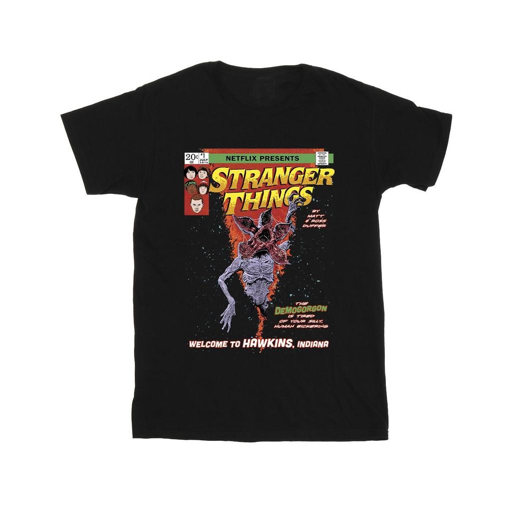 Netflix Mens Stranger Things Comic Cover T-Shirt