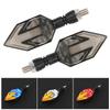 LED Motorcycle Turn Signal Light with Arrow Two-color Turn Signal Lamp Turning Direction Light Motorcycle Accessories