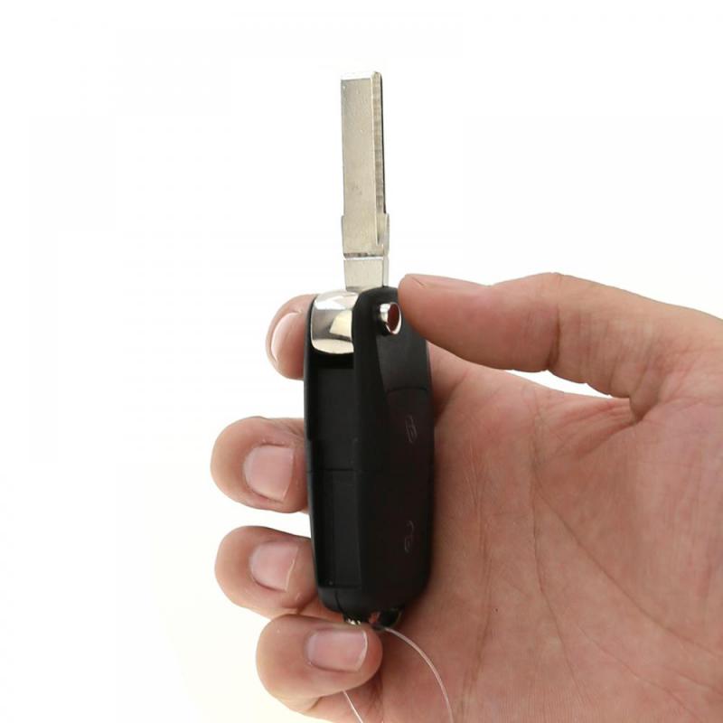 2 кнопки дистанционного складного ключа автомобиля оболочки для MK4 Bora Golf 4 5 6 Passat Bora Touran