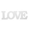 Wood Love Sign White One Piece Design Exquisite Beautiful Wooden Letters Decoration Ornament for