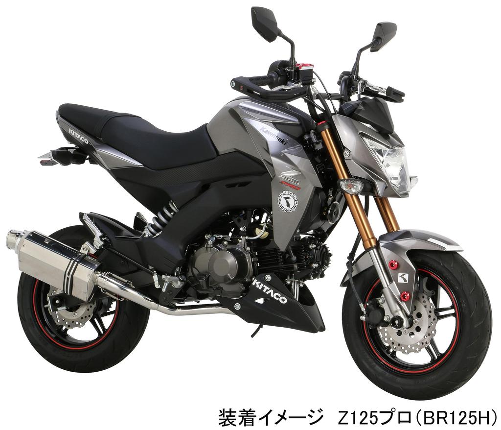 Kitaco 691-4030000 Комплект без крыла (Номер Монтажная стойка) Z125 ПРО (BR125H) 2021 Номерной знак Новый стандарт Не соответствует