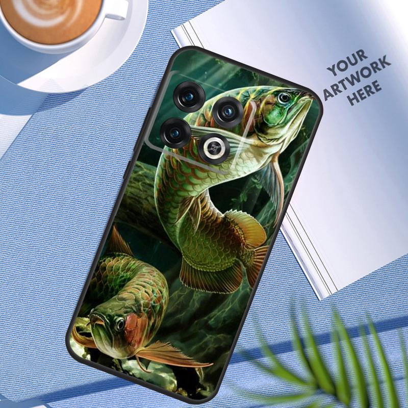Рыболовные снасти Чехол для телефона с рыбами Для OnePlus 12 11 12R 10 9 Pro 10R 9R 8T 10T Nord 2 2T CE 3 Lite CE4 N10 N20 N30 Чехол