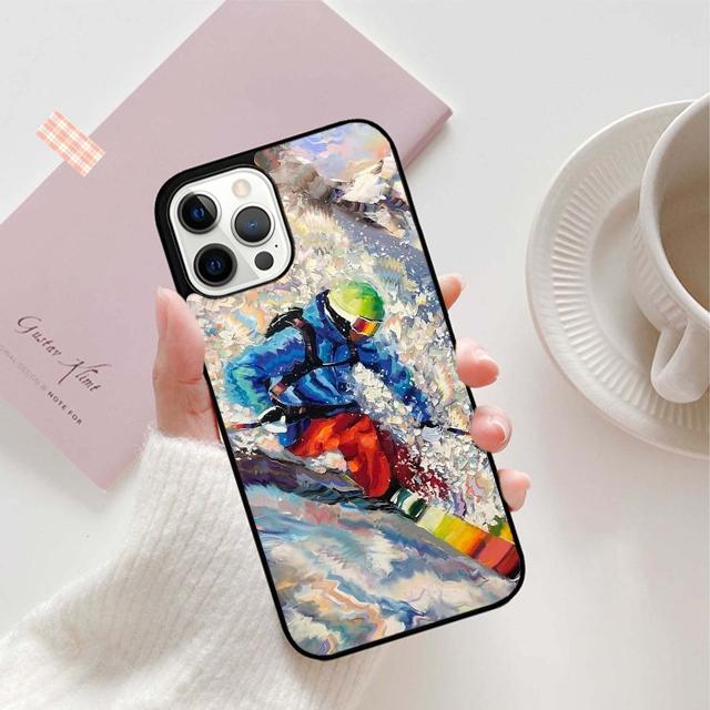 Чехол для телефона Ski Neige Snowboard для iPhone 17 Air 15 16 16e 11 12 13 14 Pro Max Чехол для iPhone 17 Air Max Plus coque Fundas
