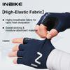 INBIKE Bike Gloves for Men Women Thickened Shock-Absorbing Palm Pad Lightweight Summer Half-Finger Cycling Gloves for Road Bike less