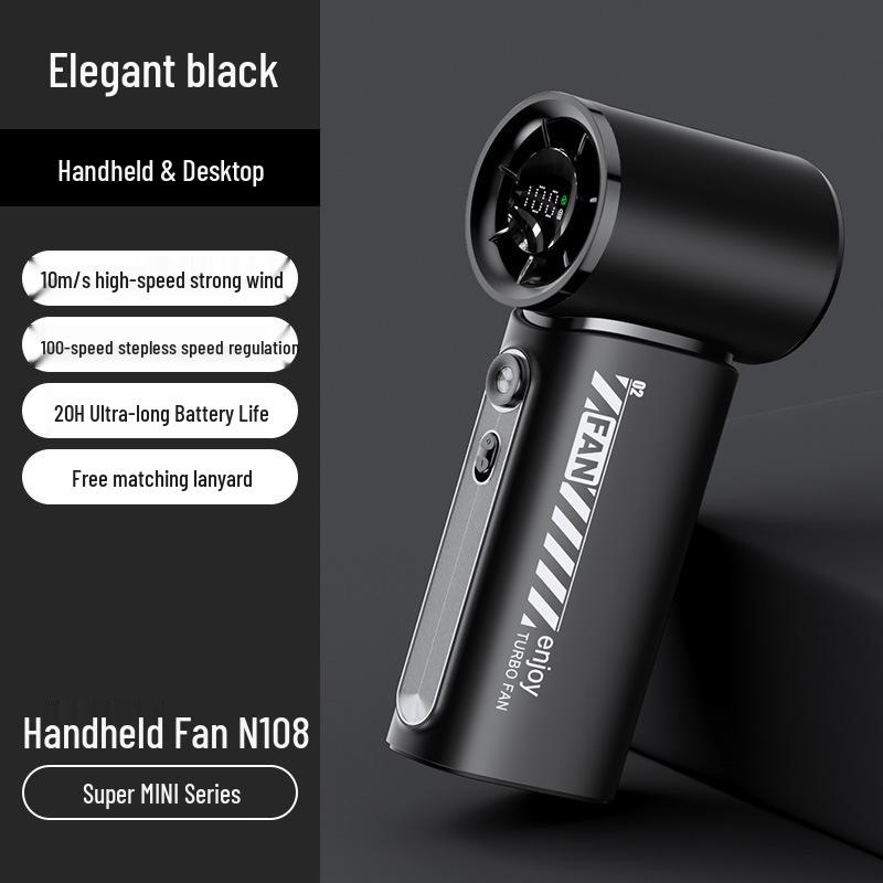 2025 High-Speed Portable Rechargeable USB Handheld Fan - Mini Outdoor Cooling Electric Fan