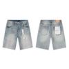 PurpleBrandJeans Distressed High-Street Denim Shorts Loose Fit Straight Cut 2026