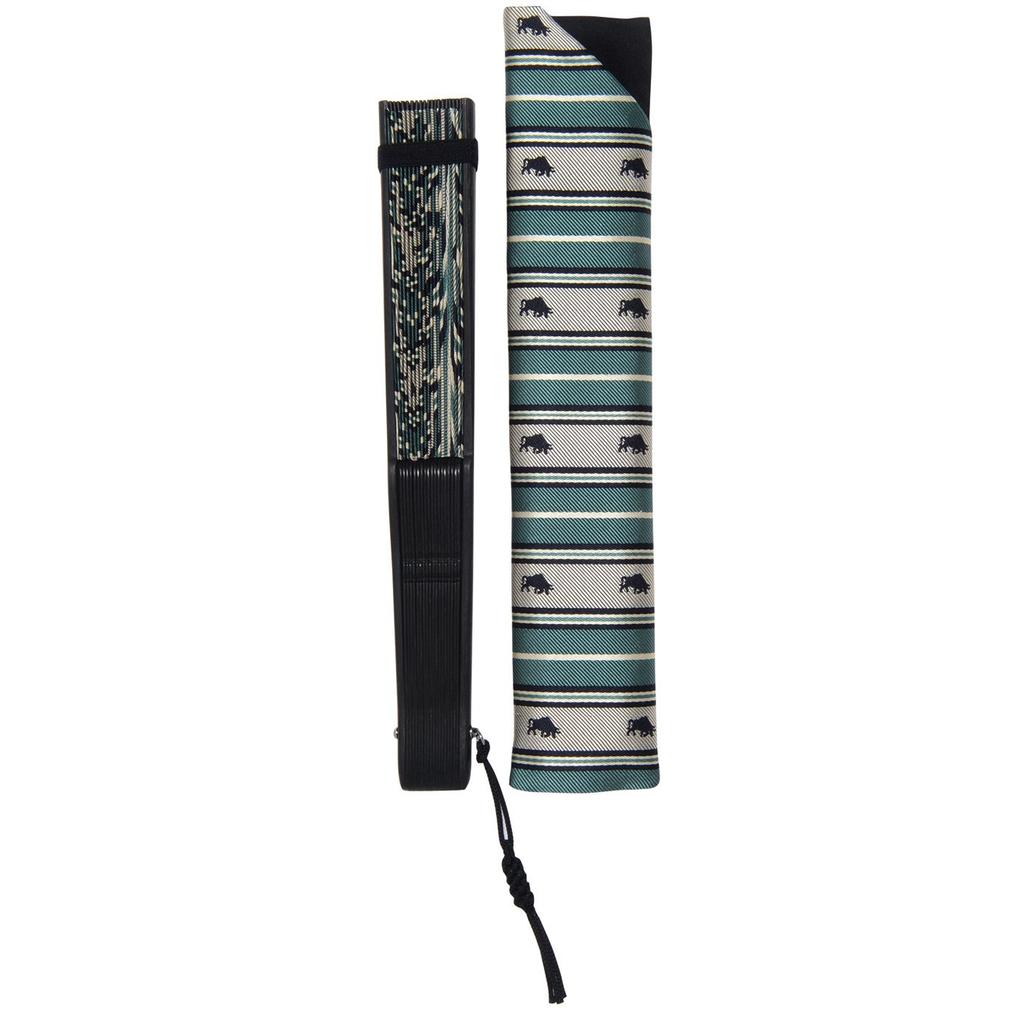 FORTUNA Tokyo Kyoto Fan Success Emerald Green 17. FT-F17EG