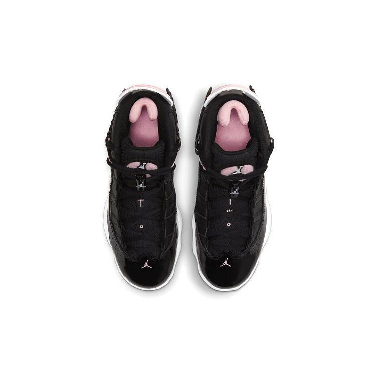 (GS) Air Jordan 6 Rings 'Black Arctic Punch' Kids' 323399-002