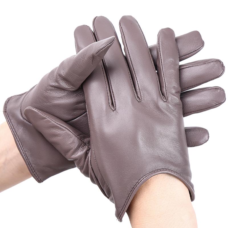 Короткие женские перчатки из овчины, зимние теплые тонкие модные перчатки с сенсорным экраном, мода 2001 г.