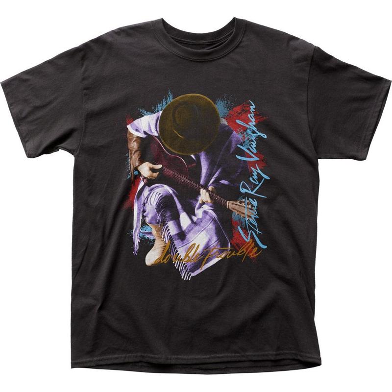 Stevie Ray Vaughan In Step Unisex T-shirt Music Classic Concert Band Tee New Black Graphic Tee