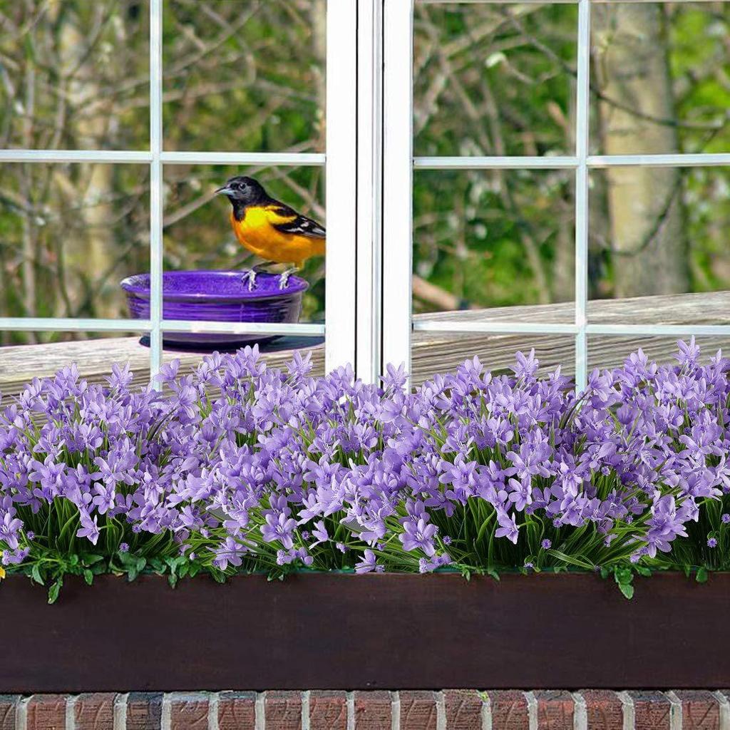 Искусственные цветы, искусственные нарциссы, цветы, устойчивые к ультрафиолетовому излучению, кашпо, крыльцо, патио, офисное украшение для дома(6 цветов, 1/2/3/4/5 шт. на выбор)