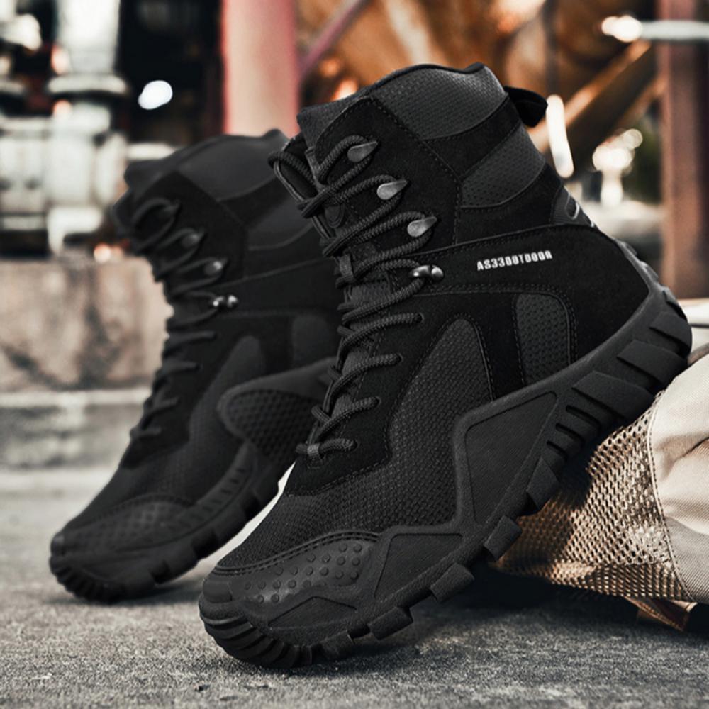 Мужская обувь Ботинки для активного отдыха Ботинки для тренировок Зимние высокие ботинки для бездорожья Ботинки для походов в пустыне