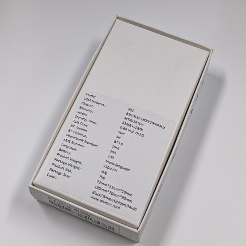 Новый мобильный телефон KK1 Super Mini с 0,66-дюймовым OLED-дисплеем, Bluetooth-наушниками, функцией смены голоса, функцией автоматической записи звонков, портативным недорогим разблокированным сотовым телефоном