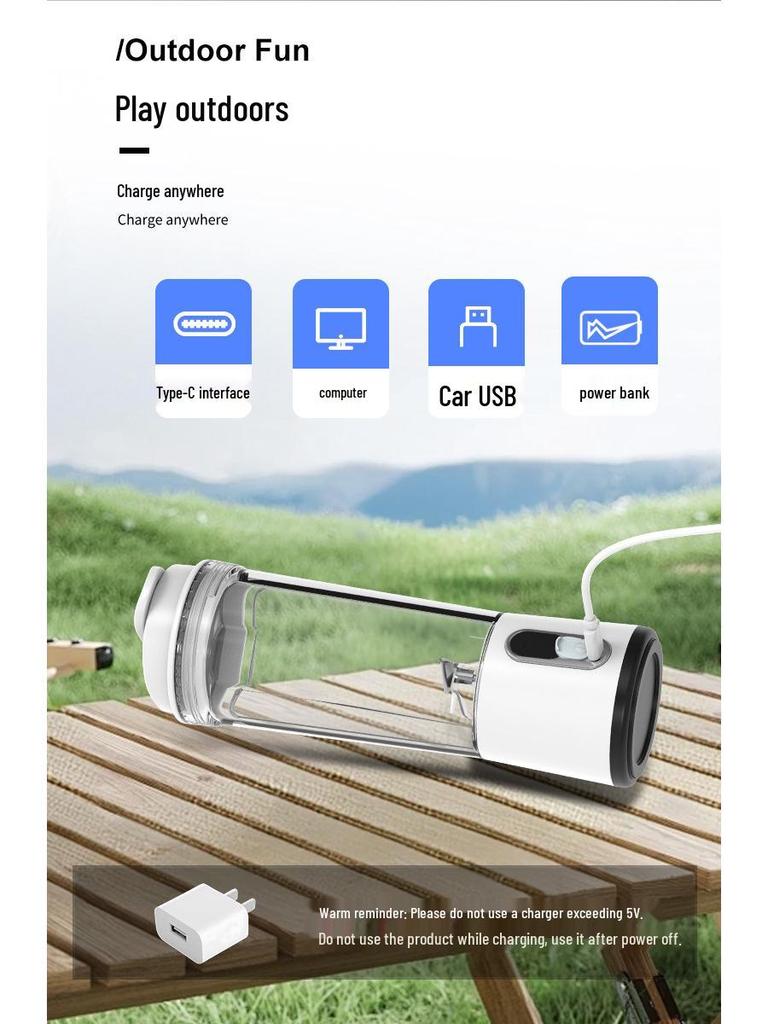 Портативный многофункциональный блендер и чаша для сока - 600 мл, обновленная соковыжималка для измельчения льда