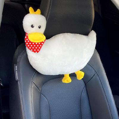 Подголовник автомобиля в форме сердца, плюшевая подушка для шеи, подушка для спины сиденья, автомобильная подушка, аксессуары для поддержки поясницы, универсальный декор