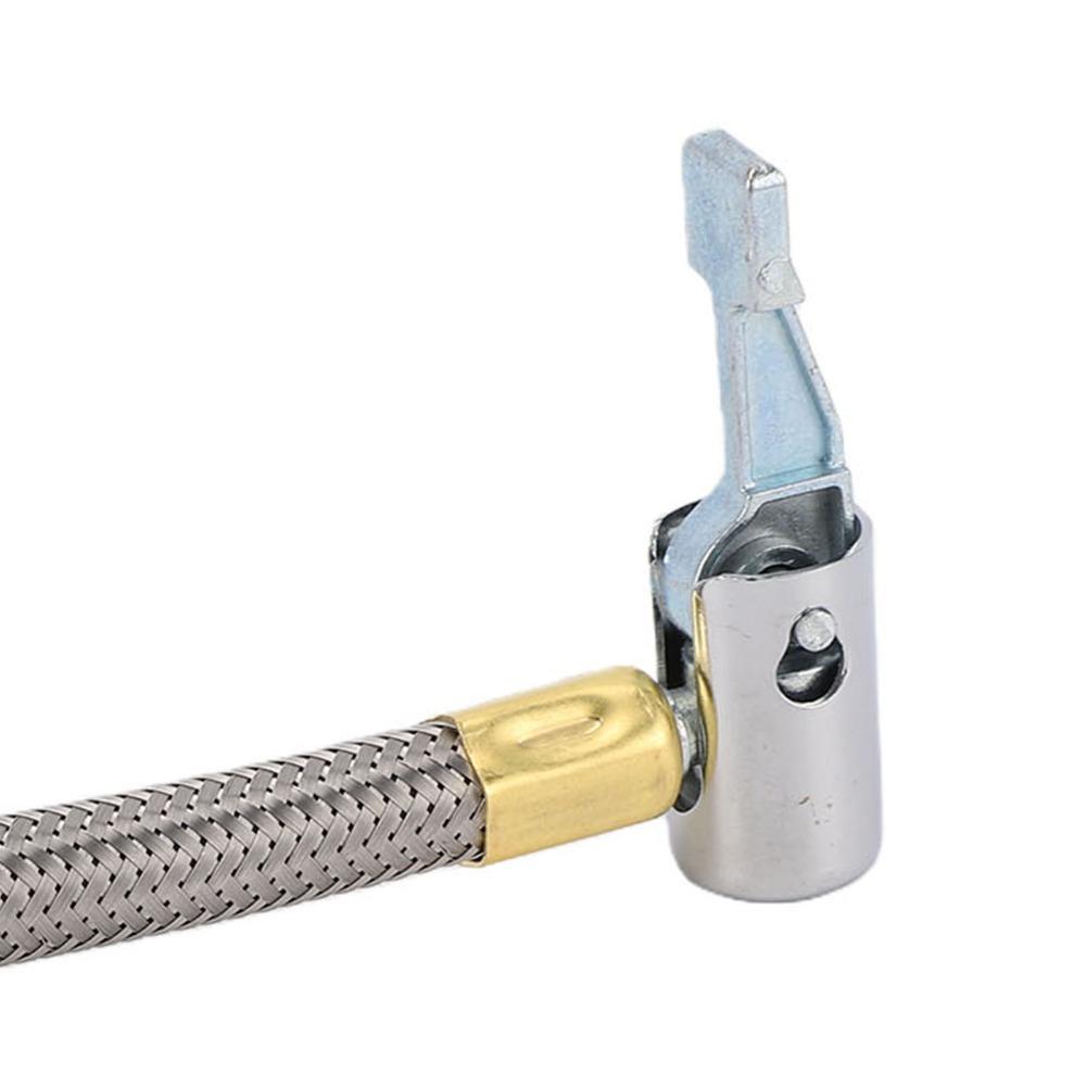 Stainless Steel Inflator Hose Extension Tube M6 x 1 Thread Air Chuck  Car/Motorcycle