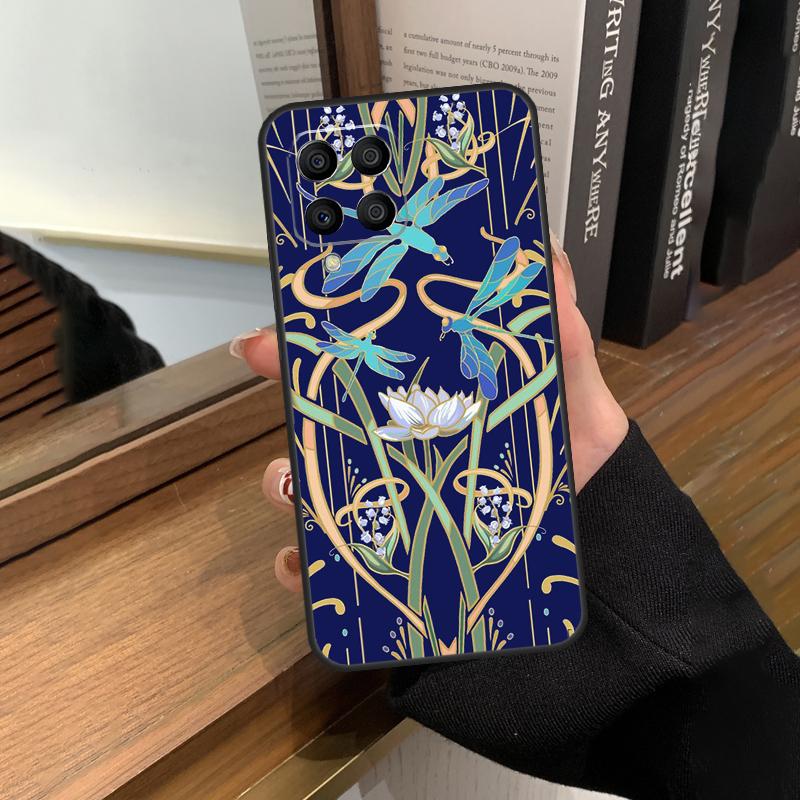 Dragonfly Pattern Case For Samsung Galaxy M13 M53 M51 M31 M11 M14 M34 M54 M12 M32 M52 M16 M36 M56 M15 M35 M55