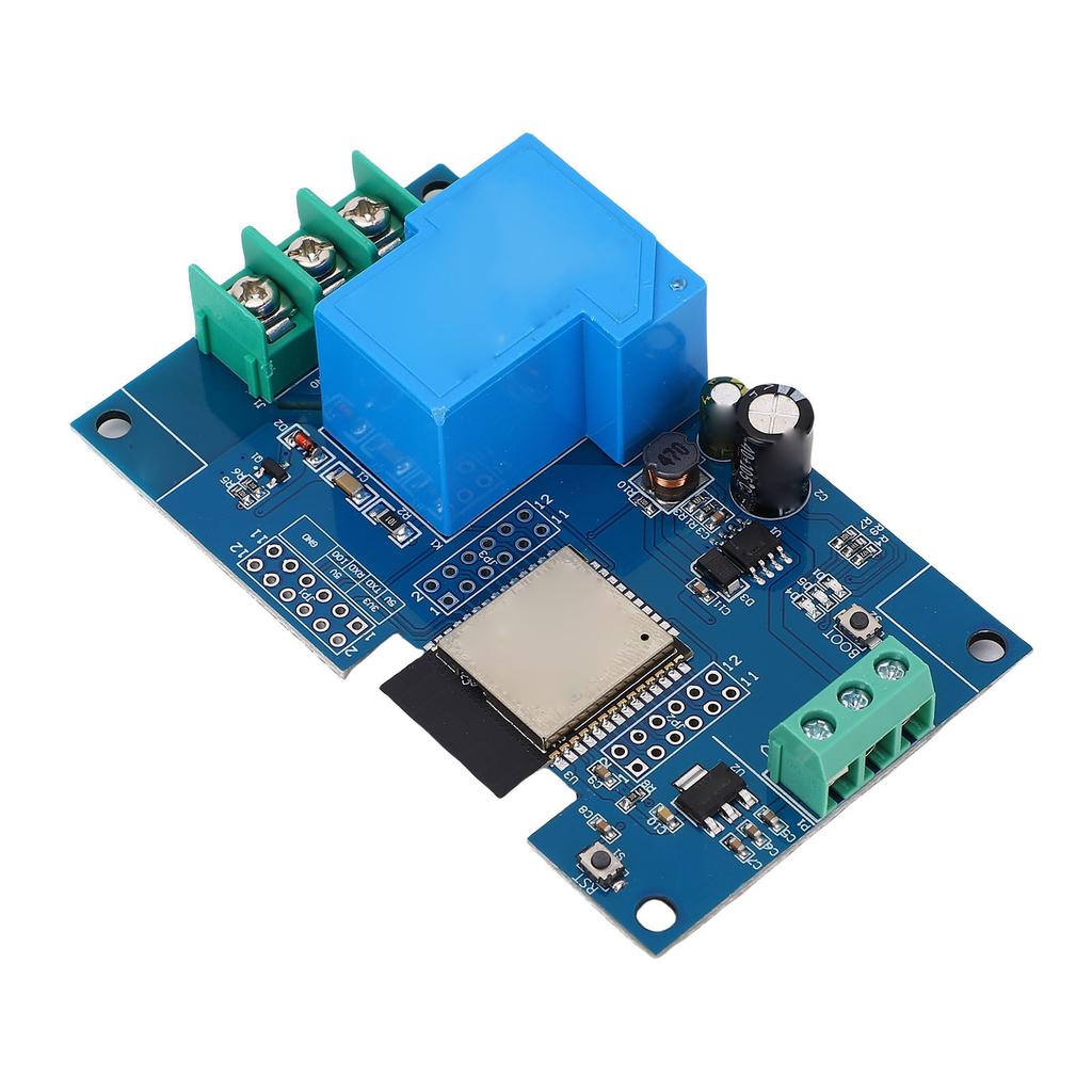 Плата разработки реле, модуль Wi-Fi/Bluetooth, источник питания DC7605V, одноканальный, 30A.