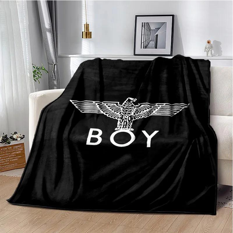 Уникальное одеяло в британском панк-стиле с логотипом B-BOY LONDON Eagle, напечатанное на фланели, для дивана, декоративное постельное белье, плед