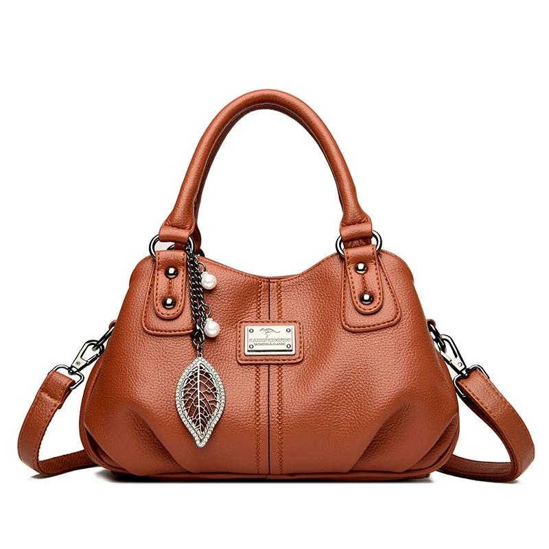 Высококачественный мягкий кожаный кошелек, модная женская сумка через плечо, износостойкая сумка с несколькими карманами, роскошная женская сумка