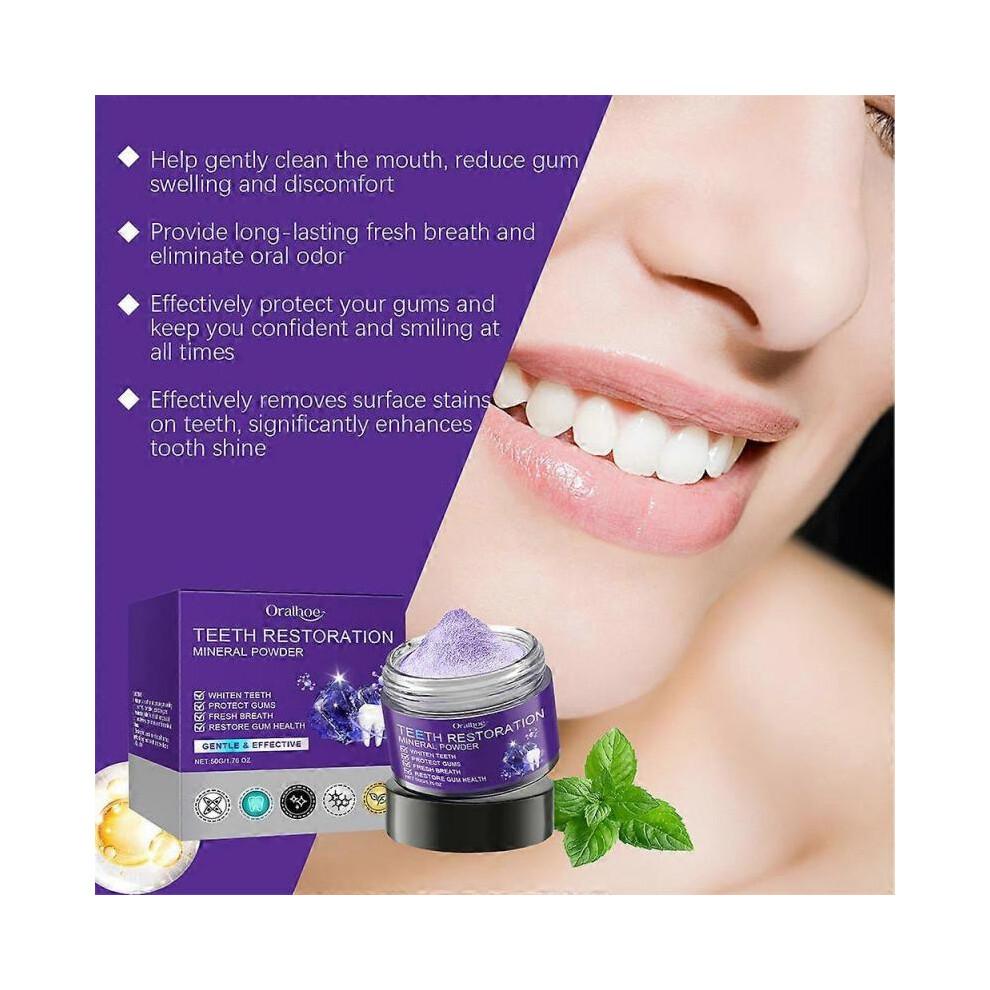 2X Новый минеральный порошок для зубных реставраций, минеральный зубной порошок, отбеливание зубов