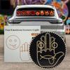 Middle Finger Light Gesture LED Light Hand LED Car Sticker Hand Car Finger Window UP LED Funny N3X7